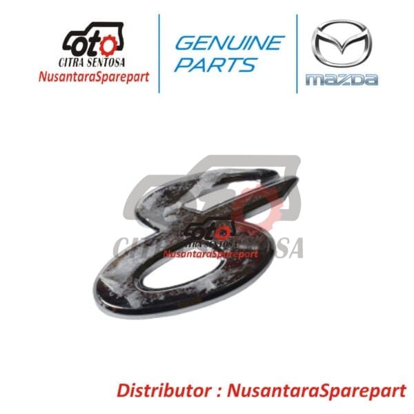 LOGO BAGASI MAZDA 8 EMBLEM 8 MAZDA ORIGINAL NAME LF5251721